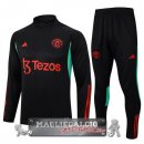 Manchester United Insieme Completo Nero I Rosso Felpa Da Allenamento 2023-24