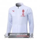 Giacca Lunga Zip AC Milan 2023-24 Bianco