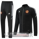 Manchester United Insieme Completo Nero Grigio Giacca 2022-23