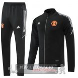 Manchester United Insieme Completo Nero Grigio Giacca 2022-23
