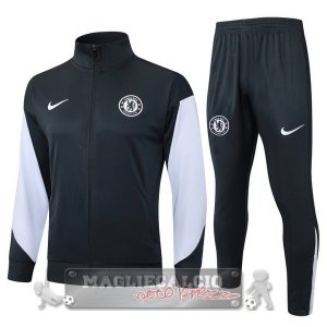 Set Completo Lunga Zip Giacca Chelsea 2025 2026 Grigio Navy Bianco