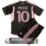 Inter Miami Set Completo Bambino NO.10 Messi Maglia Calcio Away 2023-2024