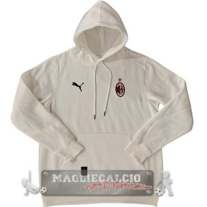 Felpe Con Cappuccio AC Milan 2025 2026 Bianco