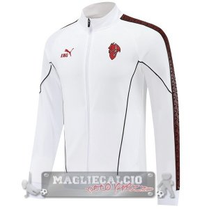 Lunga Zip Giacca AC Milan 2025 2026 Bianco