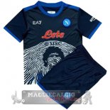 Napoli Set Completi Bambino Maglia Calcio speciale 2021-22 Blu