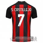 S.Castillejo Home Maglia Calcio AC Milan 2020-21