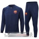 Barcellona Insieme Completo Blu IIIII Navy Giacca 2022-23
