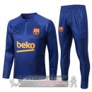 Barcellona Insieme Completo Blu II Navy Giacca 2022-23