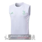 Maglia Formazione Senza Maniche Juventus 2025 2026 Bianco Rosa