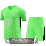 Thailandia Maglia Calcio Set Completo Uomo Bayern Monaco Portiere 2023-24 Verde