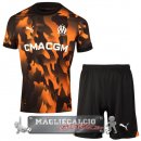 Terza Maglia Calcio Set Completo Uomo Maglia Calcio Olympique de Marseille 2023-24