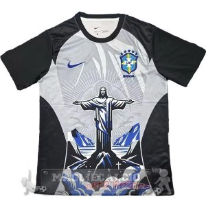 Thailandia Speciale Maglia Brasile 2026 Nero Grigio Blu