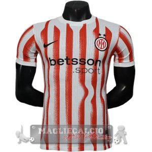Speciale Jugadores Maglia Inter Milán 2025 2026 Rosso Bianco