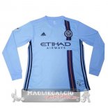 Home Manica lunga Maglia Calcio New York City 2019-20