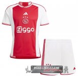 Ajax Set Completo Bambino Maglia Calcio Home 2023-24