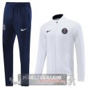 Paris Saint Germain Insieme Completo Bianco Blu Giacca 2022-23