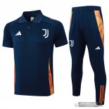 Set Completo Polo Juventus 2024 2025 Blu Navy