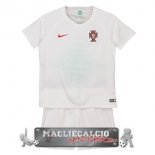 Portogallo Set Completo Bambino Maglia Calcio Away 2018
