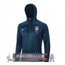Giacca Felpa Cappuccio Brasile 2023 Blu Navy