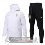 Set Completo Giacca in Cotone AC Milan 2025 2026 Bianco Nero