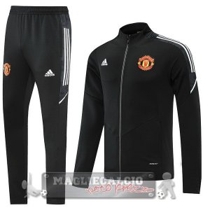 Manchester United Insieme Completo Nero Grigio Giacca 2022-23