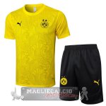 Set Completo Maglia Formazione Borussia Dortmund 2024 2025 Giallo I Nero Set Completo Maglia Formazione Borussia Dortmund 2024 2025 Giallo I Nero