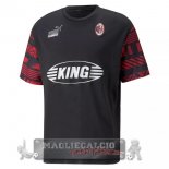 AC Milan Formazione Maglia Calcio 2022-23 nero rosso