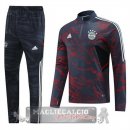 Bayern Monaco Insieme Completo Grigio Gosso Felpa Da Allenamento 2022-23