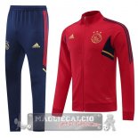 Ajax Insieme Completo Purpureo II Rosso Giacca 2022-23