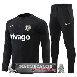 Chelsea Insieme Completo I Nero Bambino Felpa Da Allenamento 2022-23
