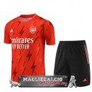 Arsenal Insieme Completo Bambino Formazione 2023/2024 rosso-I-nero