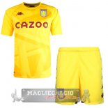 Aston Villa Bambino Maglia Calcio portiere 2021-22 giallo
