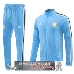 Set Completo Giacca Lunga Zip Argentina 2024 Blu