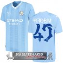NO.47 Foden Tailandia Home Maglia Calcio Manchester City 2023-24