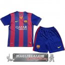 Barcelona Retro Set Completo Bambino Maglia Calcio Home 2014 2015