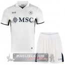 Away Conjunto De Bambino Napoli 2024 2025 Bianco
