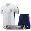 Italia nsieme Completo Bambino Bianco Blu Navy Formazione 2023