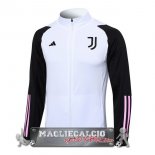 Juventus Bianco Nero Giacca Lunga Zip 2023-24