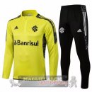 Internacional Insieme Completo Giallo Nero Bianco Giacca 2021-22