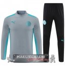 Manchester City Insieme Completo Grigio Nero Verde Giacca 2021-22
