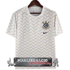 Tailandia Speciale Maglia Calcio Corinthians 2023-24 Bianco Giallo