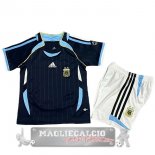 Set Completo De Maglia Bambino Argentina Retro Away 2006