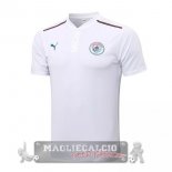 Manchester City Bianco Maglia POLO 2021-22