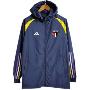 Sao Paulo Blu Navy Giallo Giacca a vento 2023-24