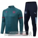 Manchester City Insieme Completo verde blu Giacca 2021-22