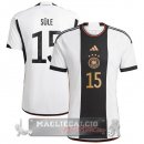 15 Süle Home Maglia Calcio Germania Coppa del Mondo 2022