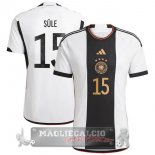 15 Süle Home Maglia Calcio Germania Coppa del Mondo 2022