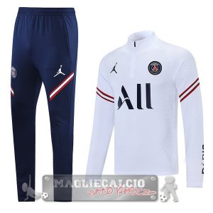 Paris Saint Germain Insieme Completo Blu Bianco Giacca 2022-23