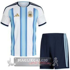 Set Completo De Maglia Bambino Argentina Home 2026