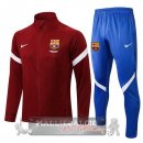 Barcellona Insieme Completo I Rosso Blu Bianco Giacca 2021-22